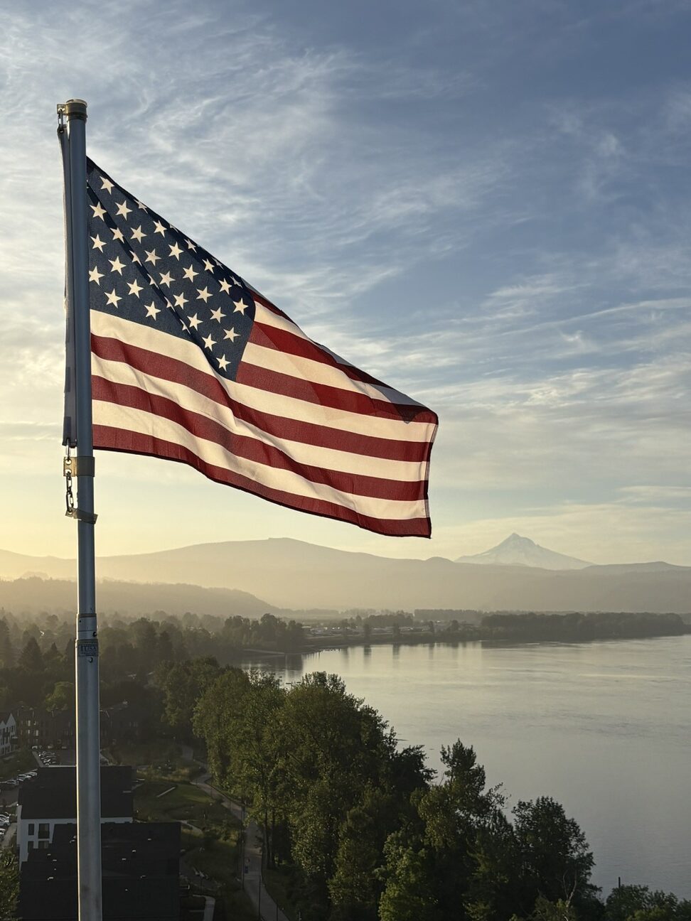 Flag at Hyas Point Apartments in Washougal