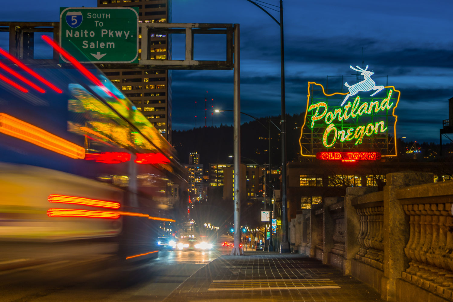 Downtown Portland near Hyas Point Apartments in Camas - Washougal Washington