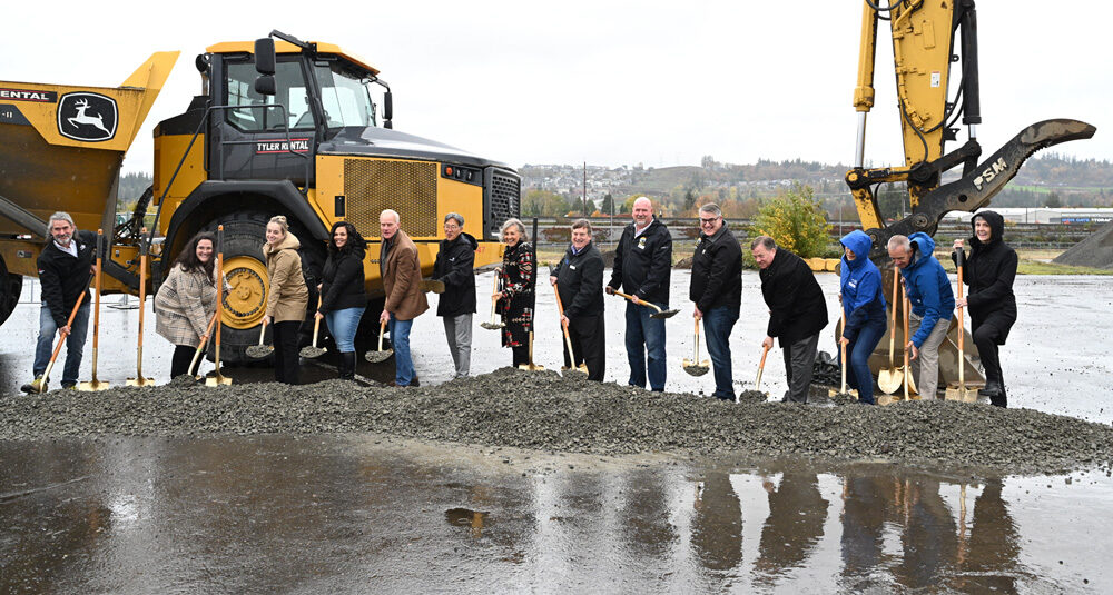 Hyas Point groundbreaking ceremony