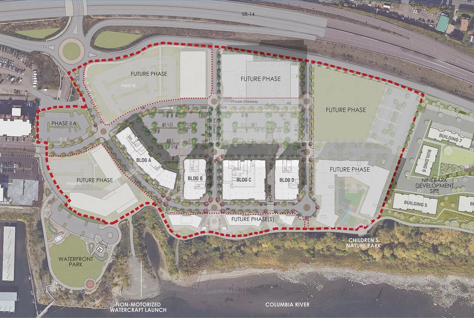 Hyas Point Phase 1 site plan